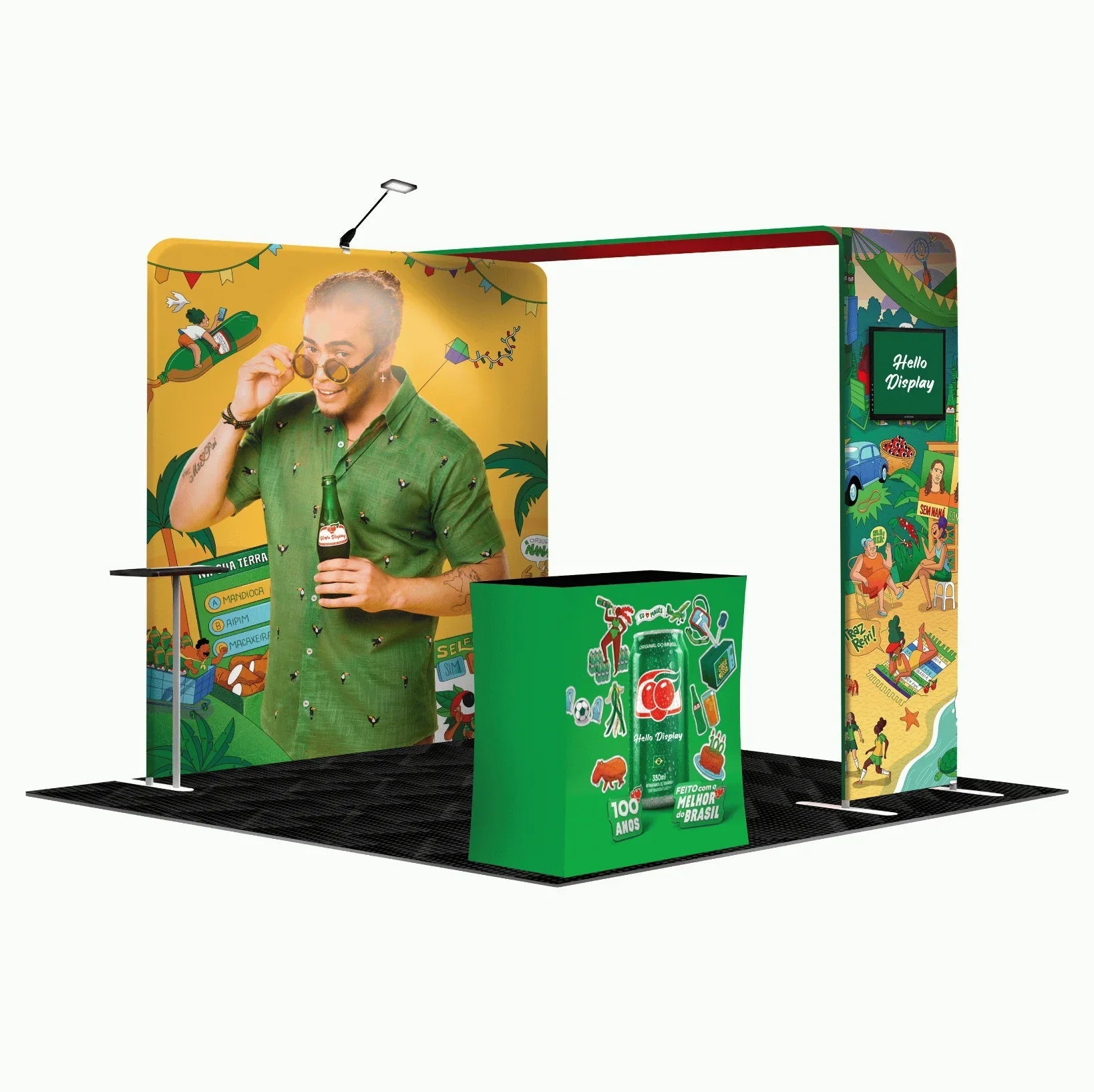 3x3 Exhibition booth fabric tension type15 trade show roadshow