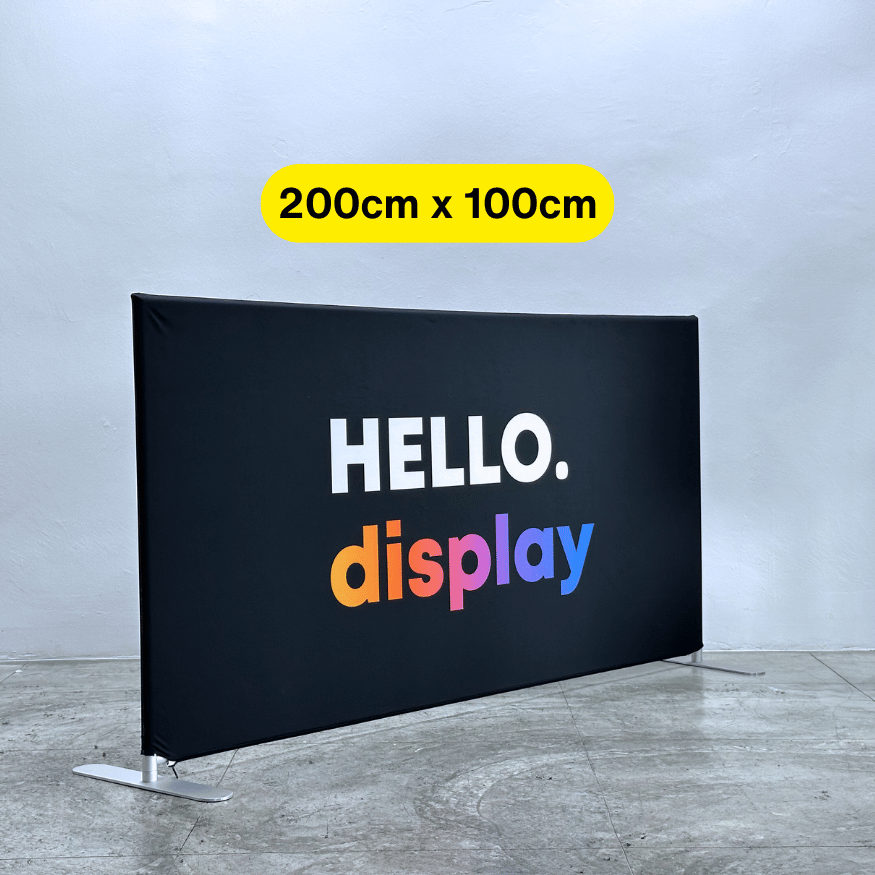 200x1 00 pickleball sport court divider sponsor ad banner indoor outdoor stand