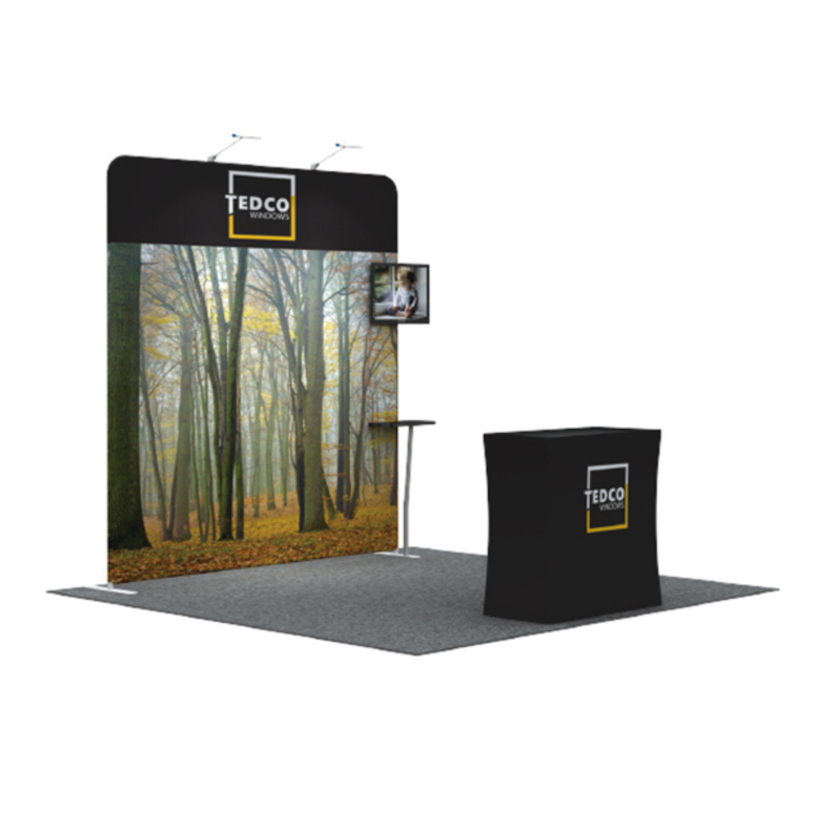 3x3 Exhibition booth fabric tension type40 trade show roadshow