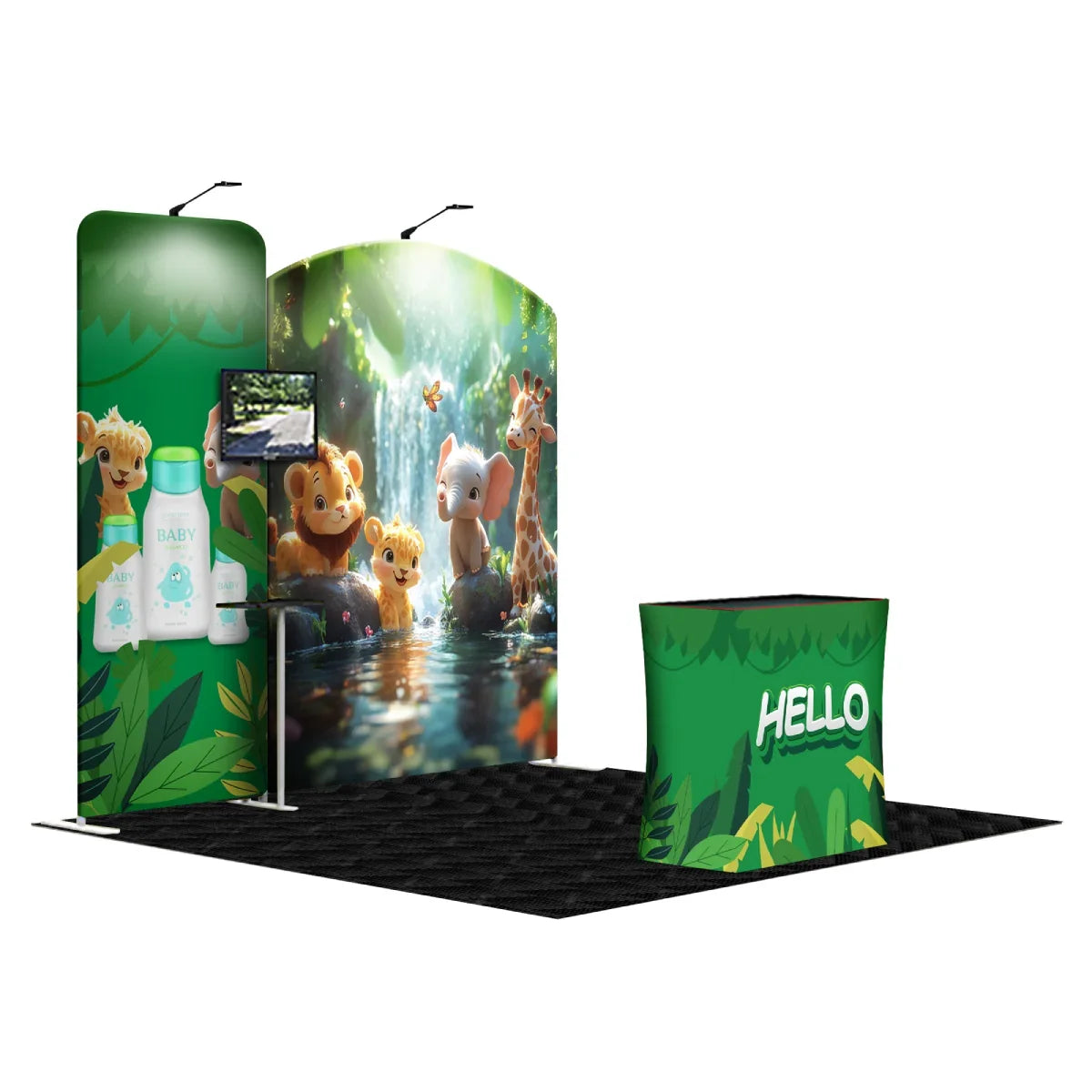3x3 Exhibition Booth – HelloDisplay