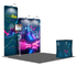 3x3 Exhibition Booth Type 36 9.8ft (W) x 9.8ft (L) portable tension fabric exhibition booth trade show