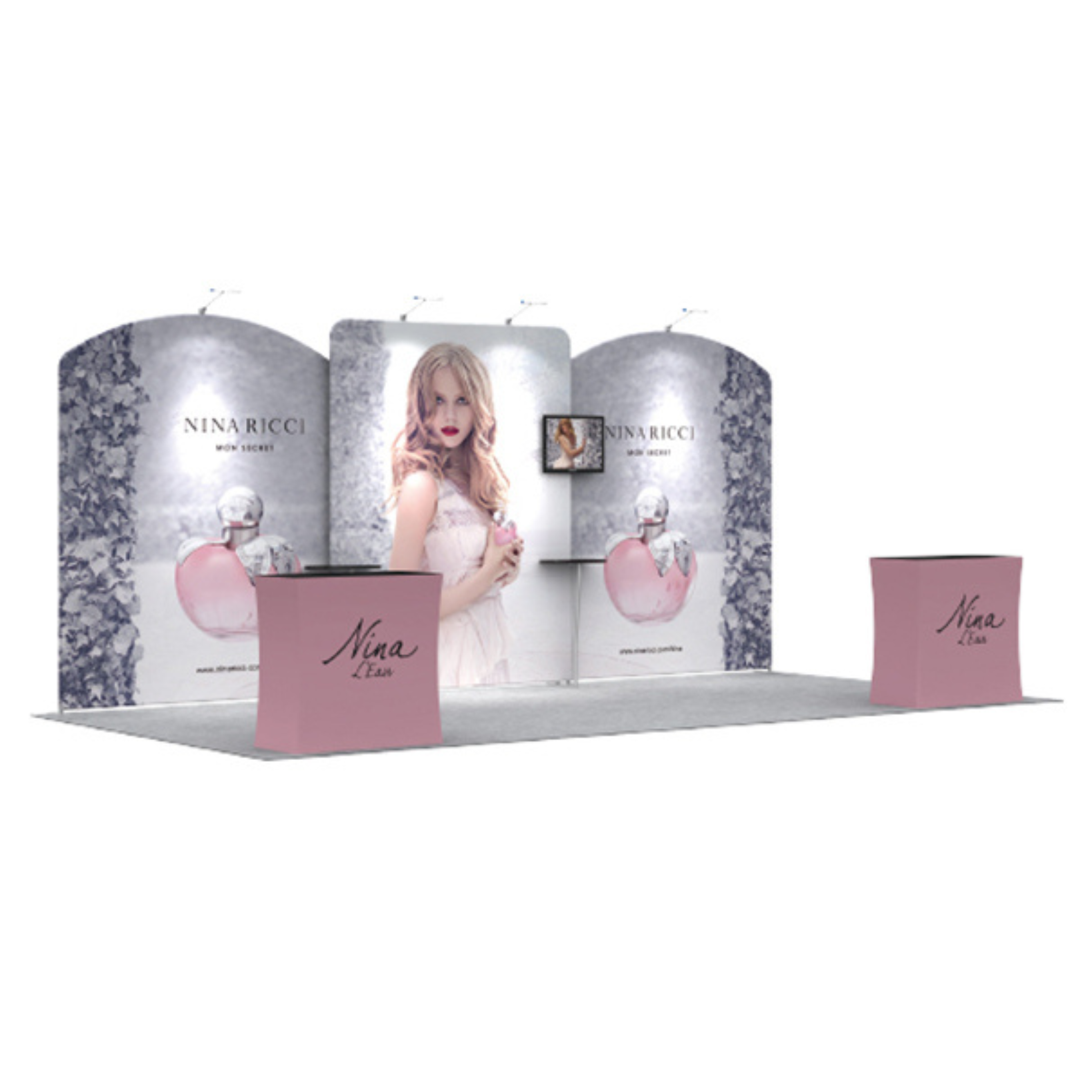 3x6 Exhibition booth fabric tension type20 trade show roadshow
