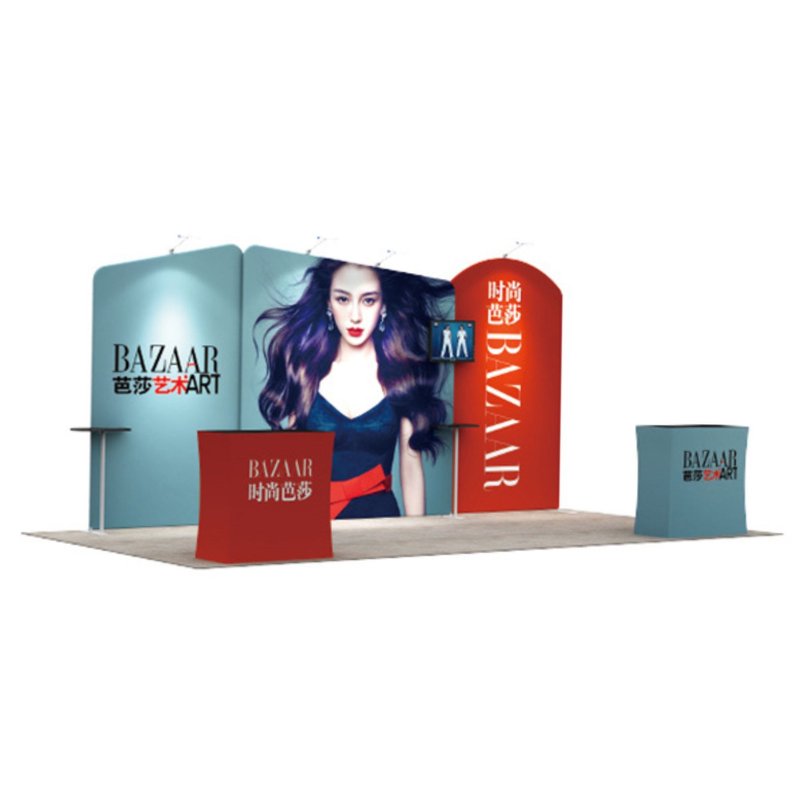 3x6 Exhibition booth fabric tension type25 trade show roadshow
