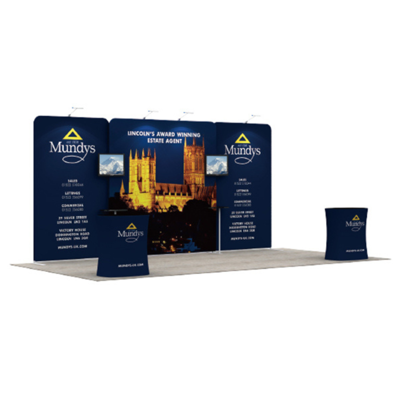 3x6 Exhibition booth fabric tension type27 trade show roadshow