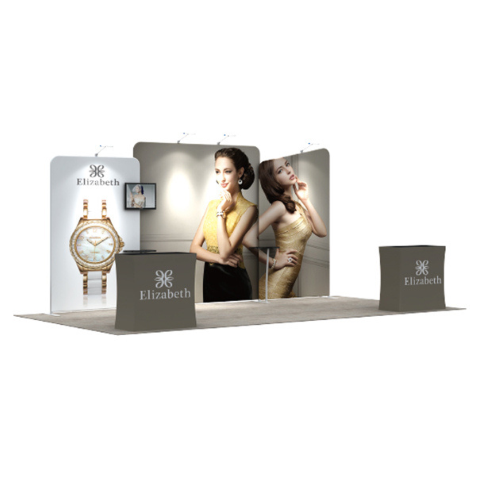 3x6 Exhibition booth fabric tension type29 trade show roadshow
