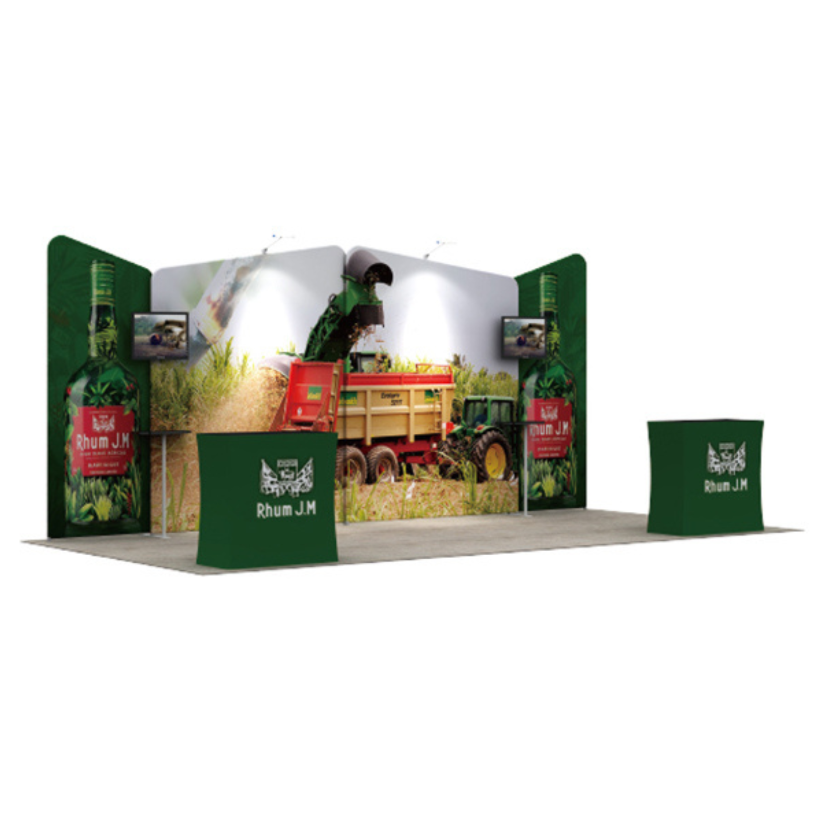 3x6 Exhibition booth fabric tension type31 trade show roadshow