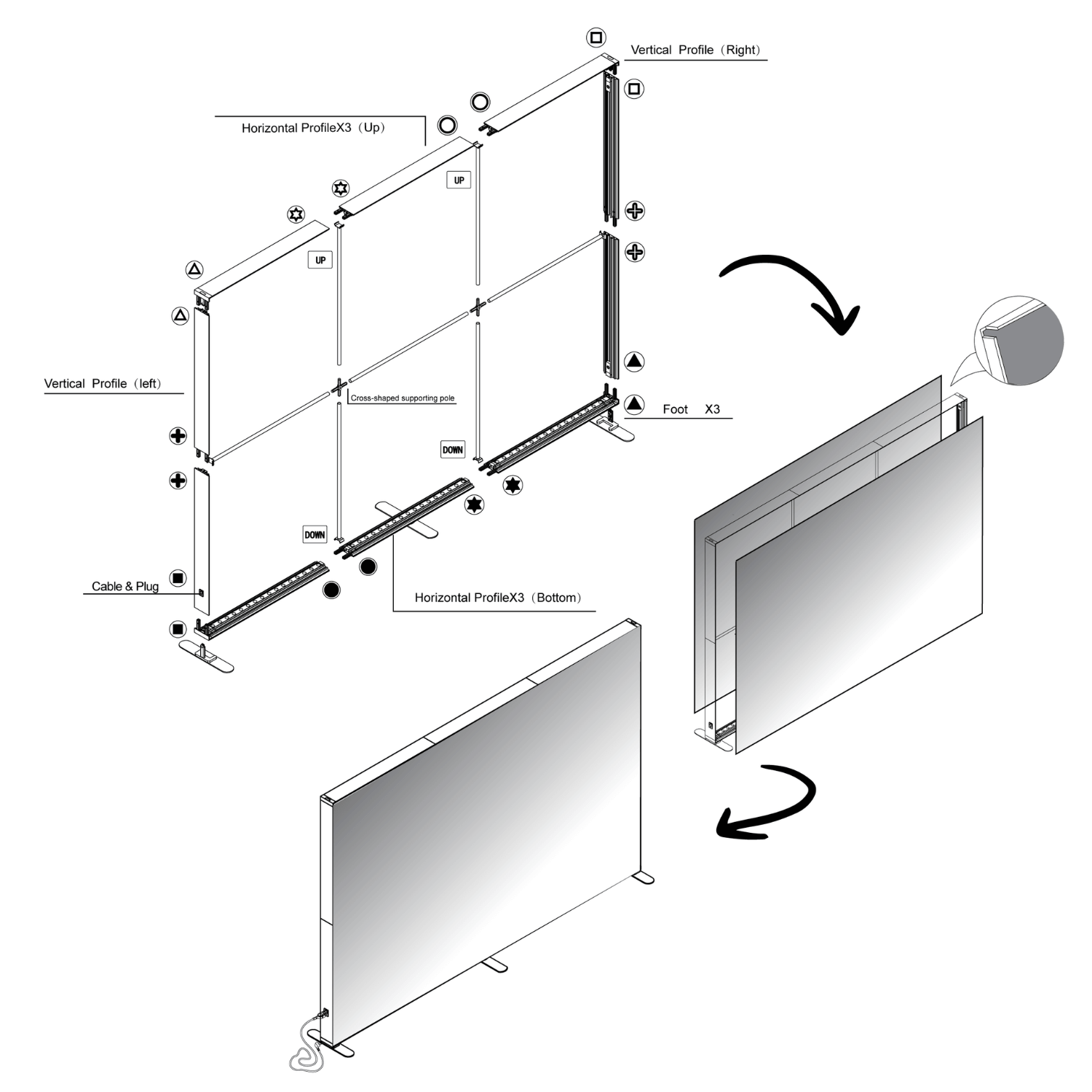 120mm SEG Lightbox Backdrop / Custom Size