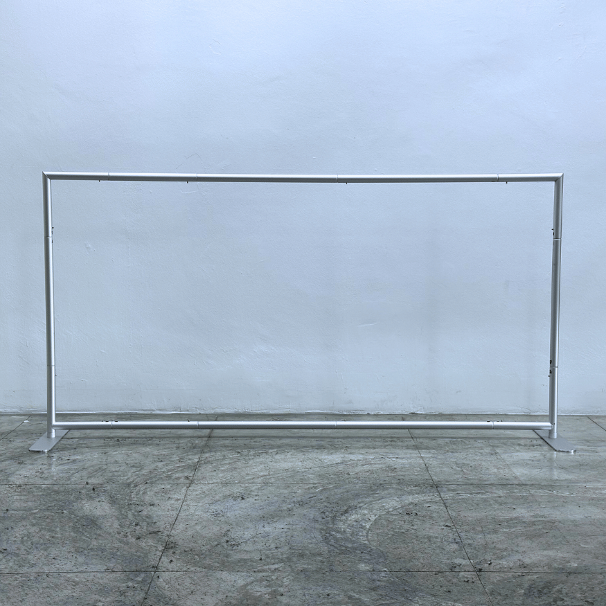 sport court aluminium tube banner stand structure