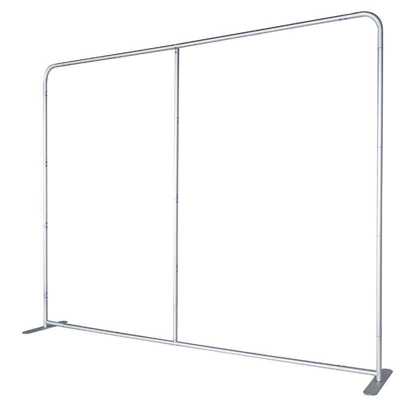 Straight Tube Fabric Backdrop 8ft / 10ft / 13ft / 16ft / 20ft (W) x 7.5ft (H) / Custom Size